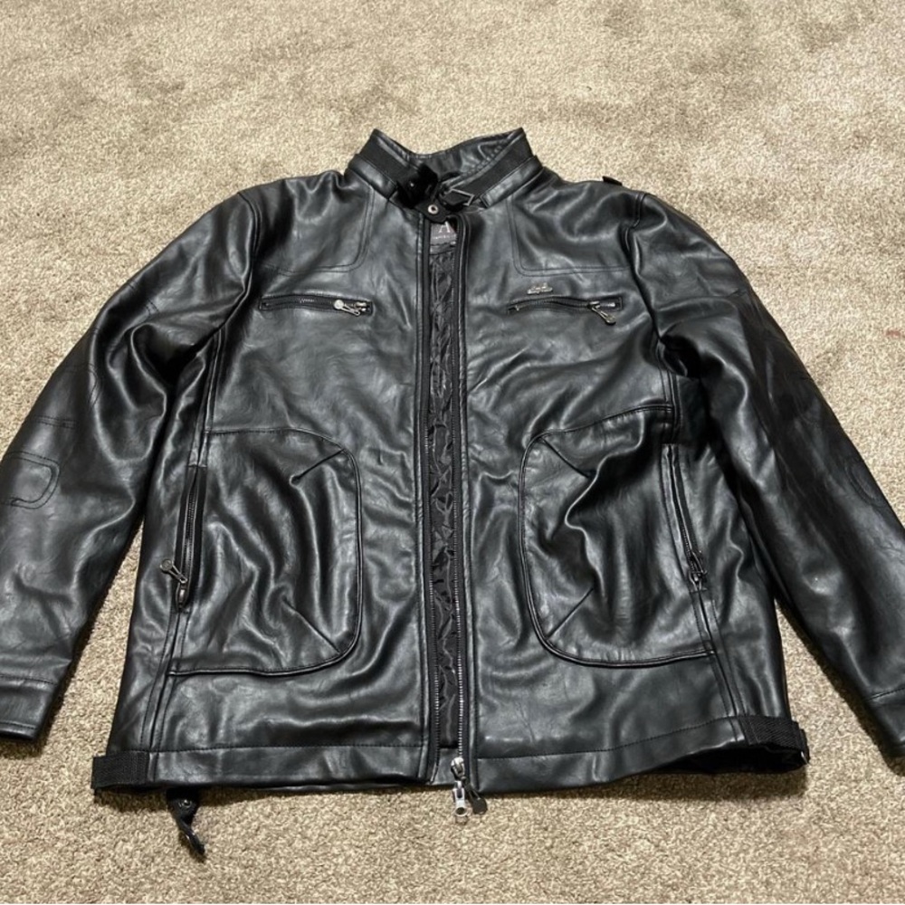 Men's Black Leather Jacket